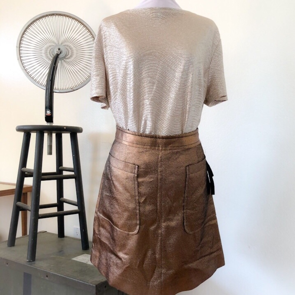 Marc Jacobs - Bronze A-Line Skirt